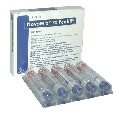 NovoMix 30 Penfill (100IU/ml) 1pc
