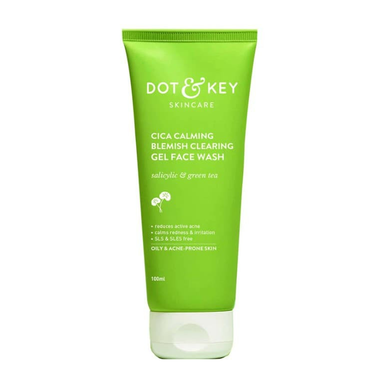 Dot and Key Cica Calming Blemish Clearing Gel Face Wash 100ml