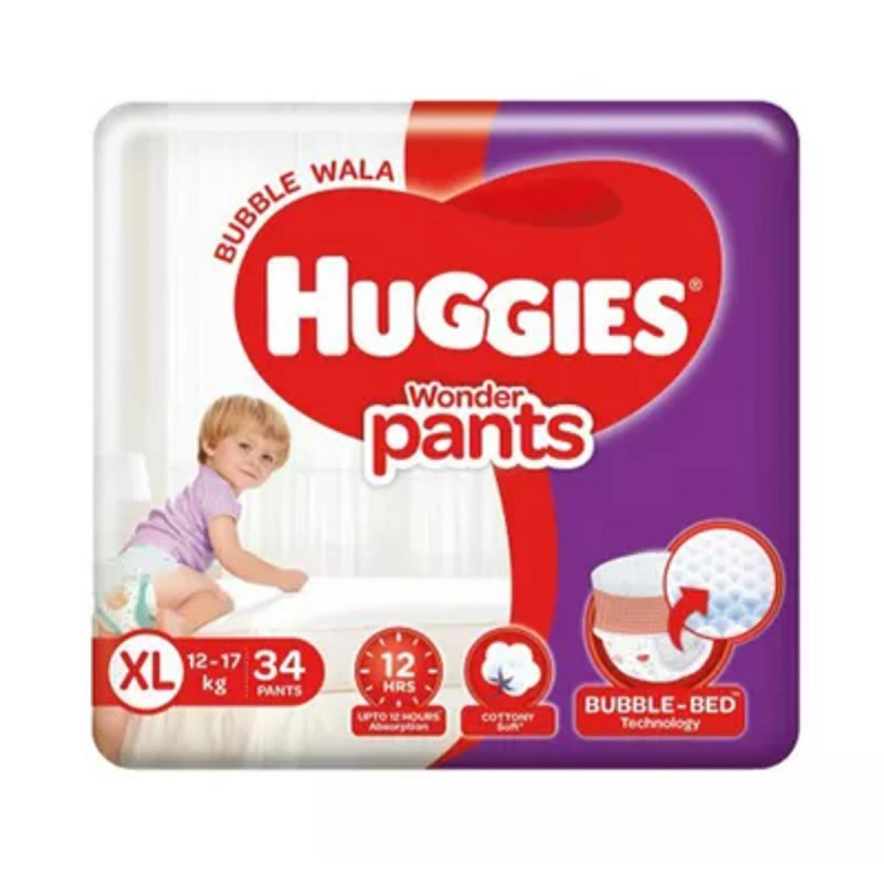 Huggies Wonder Pants XL, 12-17 kg, 34pcs