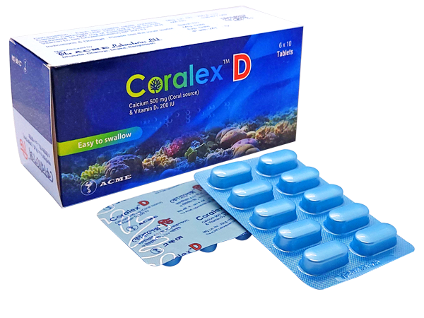 Coralex D | 500mg+200IU