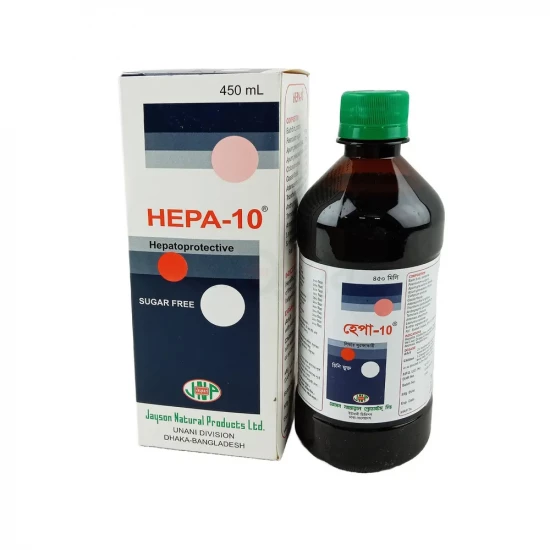 Hepa-10 Sugar Free Syrup 450ml