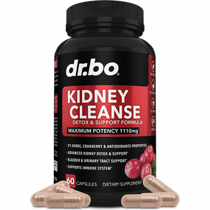 dr.bo Kidney Cleanse, 60 Capsules | USA