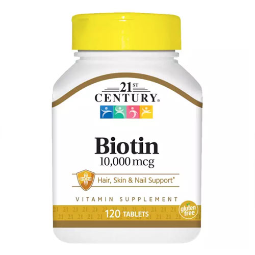 21st Century Biotin Tablet, 10,000 mcg, 120 Tablets