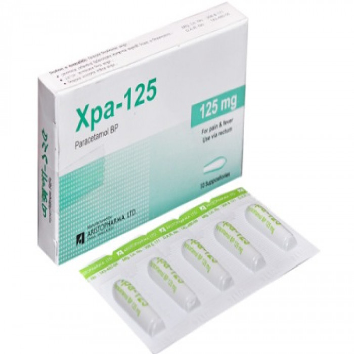 Xpa 125mg Suppository 1pc