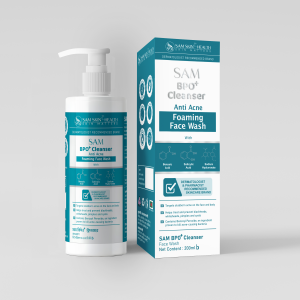 SAM BPO+ Cleanser Anti Acne Foaming Face Wash 200ml