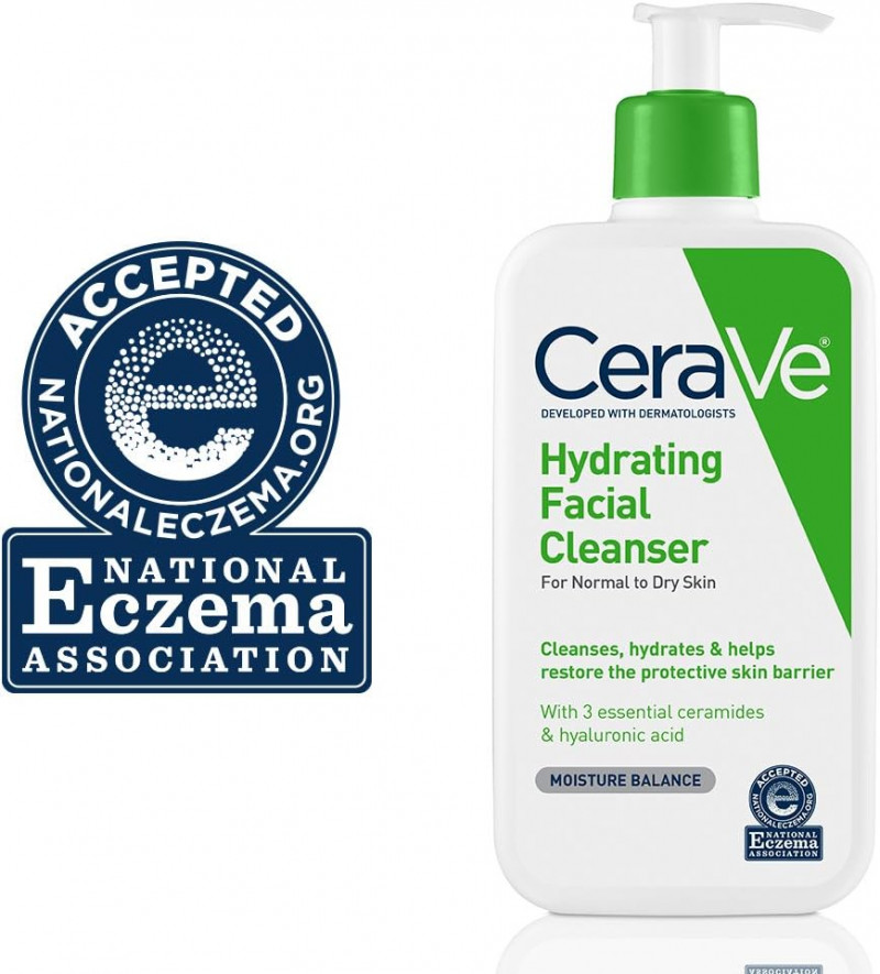 Cerave Hydrating Facial Cleanser for Normal to Dry Skin 355ml