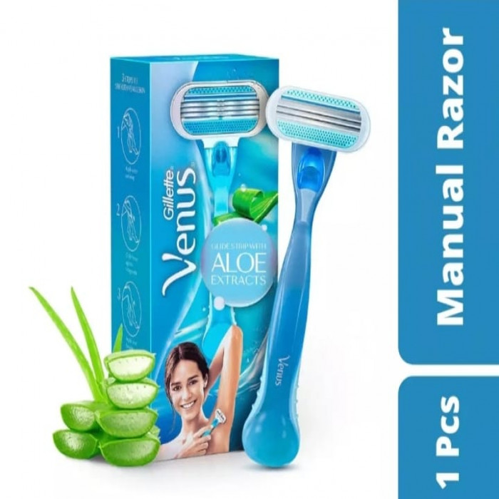 Venus Hair Removal Razor for Women with Aloe Vera