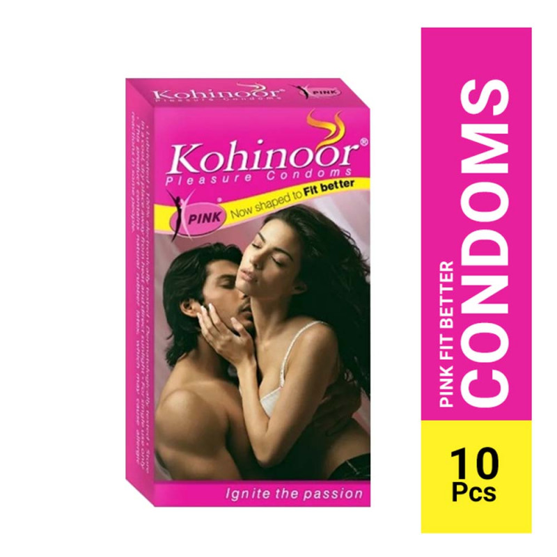 Kohinoor Pink Fit Better Condom 10's Pack