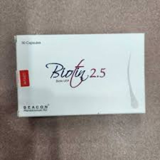 Biotin 2.5 | 2500mcg Capsule