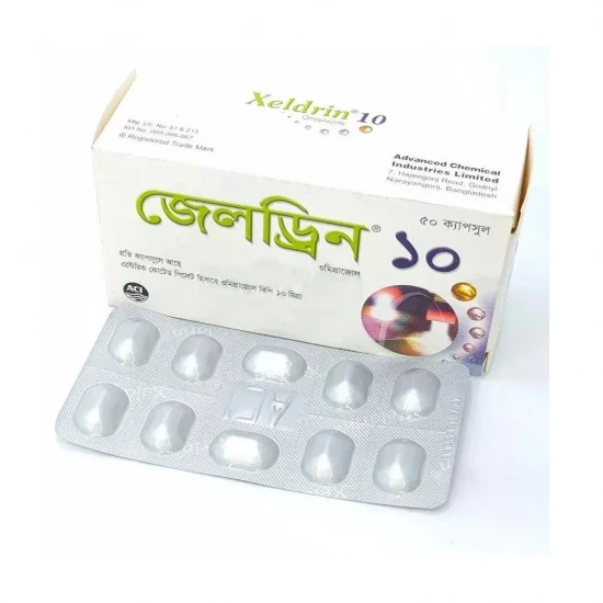 Xeldrin 10 Capsule | 1 Strip