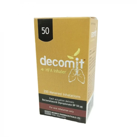 Decomit Metered-Dose Inhaler (MDI) | 50mcg/puff