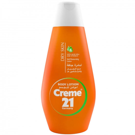 Creme 21 Soft Moisturising Body Lotion, Dry Skin, Aloe Vera & Vitamin E, 400ml