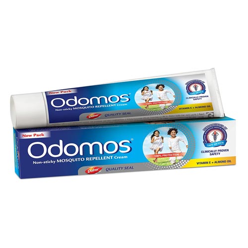 Odomos Naturals Non-Sticky Mosquito Repellent Cream - 100g, India