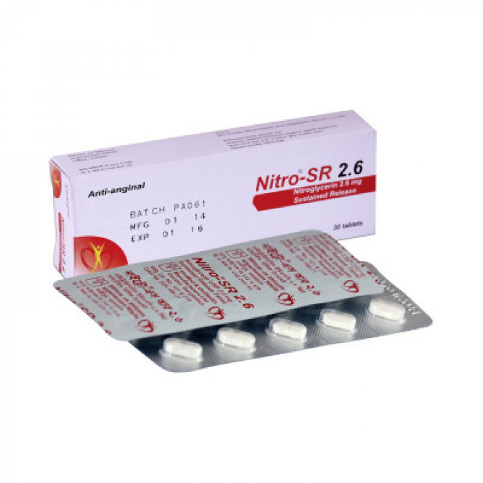 Nitro SR 2.6 Tablet, 1 Strip