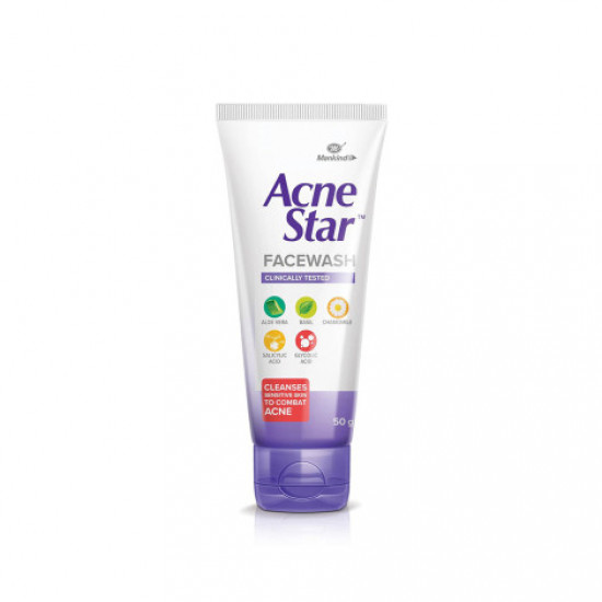 AcneStar Face Wash 50ml Tube