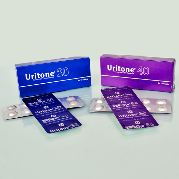 Uritone 40mg+50mg 1 Strip